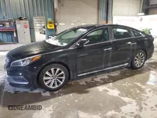 2015 Hyundai Sonata Sport with VIN 5NPE34AF7FH126231, listed as a Copart auction lot 45196605 with 105,226 mi miles and Salvage title. Bid and sale history available at DreamBid. Image 1.