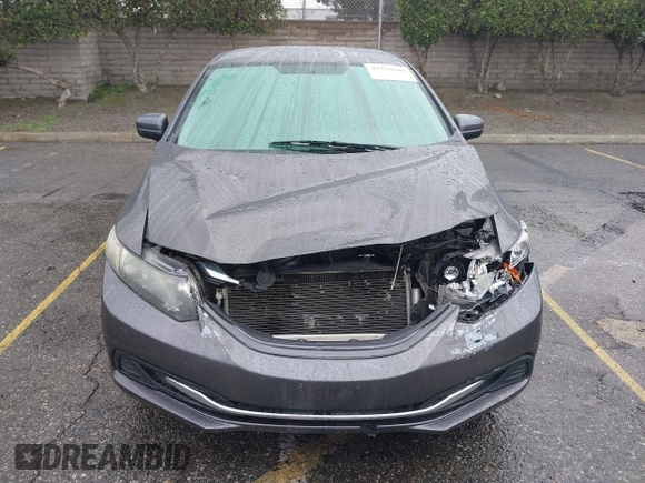 2015 Honda Civic Sedan LX with VIN 19XFB2E59FE014421, listed as a IAAI auction lot 41556046 with 141,922 mi miles. Bid and sale history available at carsss.com. Image 12.