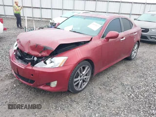 2008 Lexus IS with VIN JTHBK262085061532, listed as a IAAI auction lot 41931577 with 244,834 mi miles. Bid and sale history available at carsss.com. Image 2.