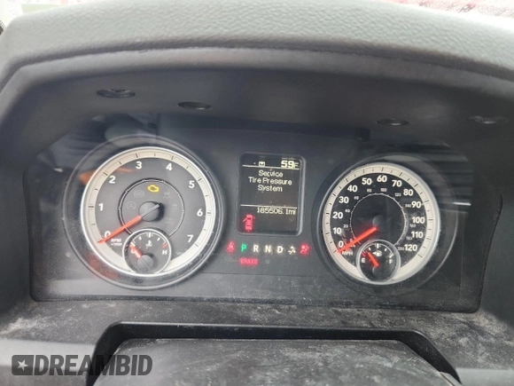 2013 Ram 1500 Express with VIN 1C6RR7FT2DS551216, listed as a Copart auction lot 62860985 with 185,506 mi miles and Clean title. Bid and sale history available at DreamBid. Image 9.