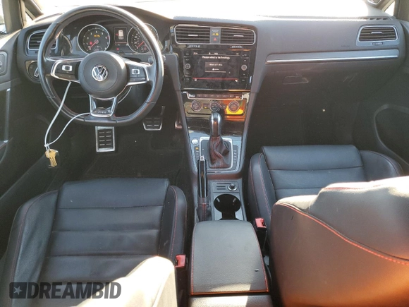 2021 Volkswagen Golf GTI S with VIN 3VW6T7AU7MM005305, listed as a Copart auction lot 76775764 with 51,623 mi miles and Salvage Title. Bid and sale history available at carsss.com. Image 8.