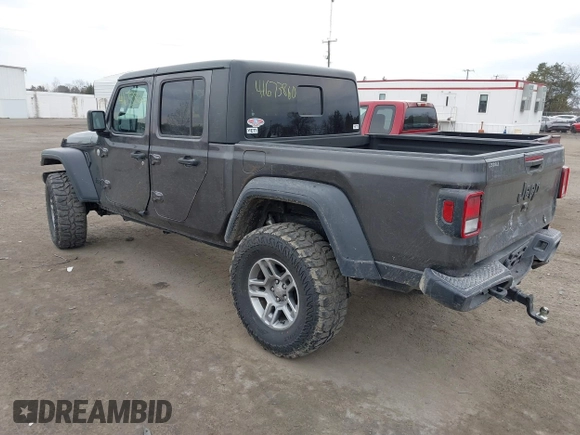 2020 Jeep Gladiator Sport S with VIN 1C6HJTAG8LL141535, listed as a IAAI auction lot 41673860 with 67,160 mi miles. Bid and sale history available at carsss.com. Image 3.