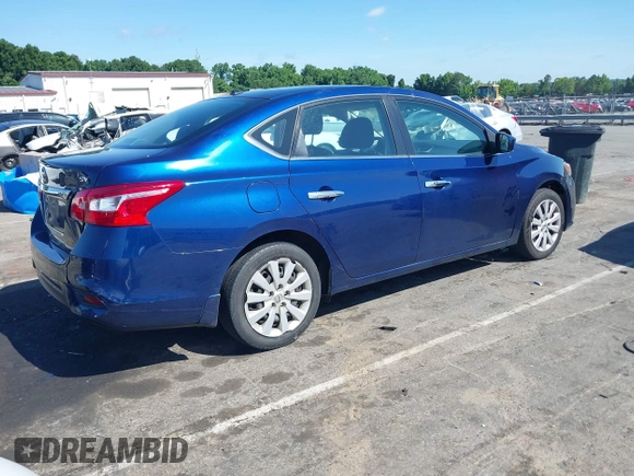 2017 Nissan Sentra S with VIN 3N1AB7AP4HY314810, listed as a IAAI auction lot 42533168 with 116,612 mi miles and . Bid and sale history available at DreamBid. Image 4.
