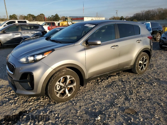 2021 Kia Sportage LX with VIN KNDPM3AC8M7944557, listed as a Copart auction lot 46100035 with 76,924 mi miles and Salvage Title. Bid and sale history available at carsss.com. Image 1.
