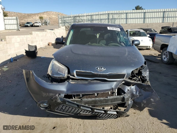 2016 Kia Soul + with VIN KNDJP3A55G7263078, listed as a Copart auction lot 81561854 with 95,960 mi miles and Salvage Title. Bid and sale history available at carsss.com. Image 5.