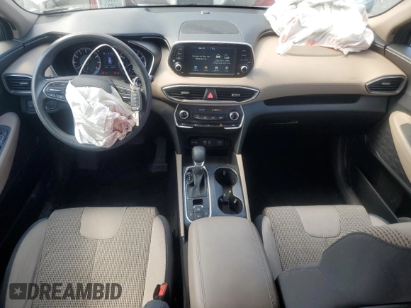 2019 Hyundai Santa Fe SE with VIN 5NMS2CAD9KH131243, listed as a Copart auction lot 49673665 with 58,079 mi miles and Salvage Title. Bid and sale history available at DreamBid. Image 8.