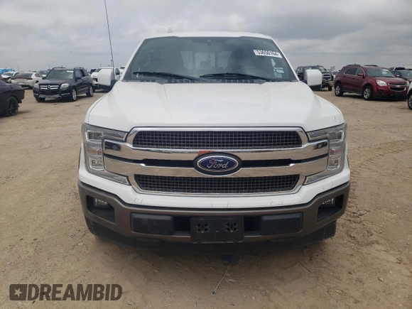 2020 Ford F-150 XL with VIN 1FTEW1C43LFA97835, listed as a Copart auction lot 53650164 with 83,966 mi miles and Salvage Title. Bid and sale history available at carsss.com. Image 5.