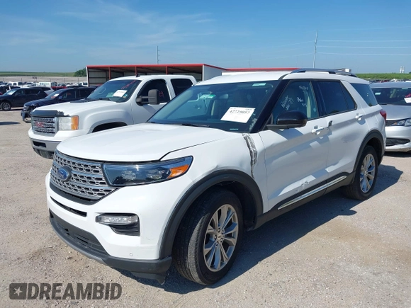2023 Ford Explorer Limited with VIN 1FMSK8FH5PGB41786, listed as a IAAI auction lot 42725057 with 35,363 mi miles and . Bid and sale history available at DreamBid. Image 19.