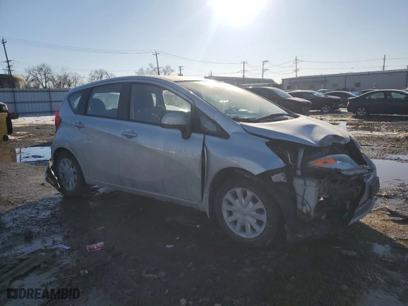 2014 Nissan Versa Note SV with VIN 3N1CE2CP1EL371524, listed as a Copart auction lot 45885925 with 93,702 mi miles and Salvage Title. Bid and sale history available at carsss.com. Image 4.