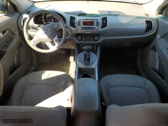 2013 Kia Sportage LX with VIN KNDPB3A20D7537135, listed as a Copart auction lot 47018625 with 154,402 mi miles and Salvage Title. Bid and sale history available at carsss.com. Image 8.