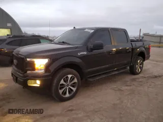 2020 Ford F-150 XL with VIN 1FTEW1EP8LFB74481, listed as a Copart auction lot 47647465 with 74,365 mi miles and Salvage Title. Bid and sale history available at carsss.com. Image 1.