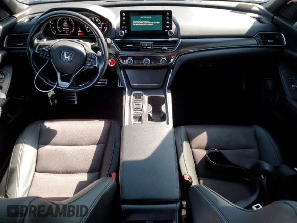 2020 Honda Accord Sport with VIN 1HGCV2F38LA018046, listed as a Copart auction lot 52572875 with 97,934 mi miles and Salvage title. Bid and sale history available at DreamBid. Image 8.