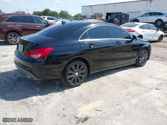 2017 Mercedes-Benz CLA with VIN WDDSJ4EB0HN445169, listed as a IAAI auction lot 42015788 with 58,900 mi miles. Bid and sale history available at carsss.com. Image 4.