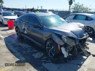 2019 Honda Civic Sport with VIN 19XFC2F81KE204908, listed as a IAAI auction lot 41750727 with 44,623 mi miles and . Bid and sale history available at DreamBid. Image 1.