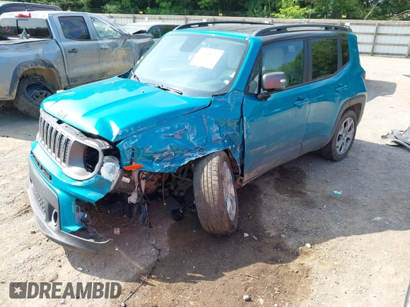 2020 Jeep Renegade Limited with VIN ZACNJAD18LPL69647, listed as a IAAI auction lot 42435120 with 62,767 mi miles and . Bid and sale history available at DreamBid. Image 17.