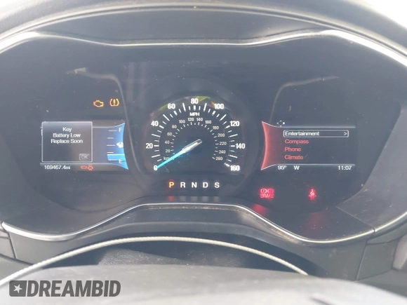 2016 Ford Fusion Titanium with VIN 3FA6P0K99GR235692, listed as a IAAI auction lot 42587743 with 169,467 mi miles and . Bid and sale history available at DreamBid. Image 7.