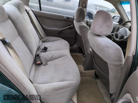 2000 Honda Civic LX with VIN 2HGEJ6676YH512977, listed as a Copart auction lot 50985455 with 242,759 mi miles and Salvage Title. Bid and sale history available at DreamBid. Image 10.