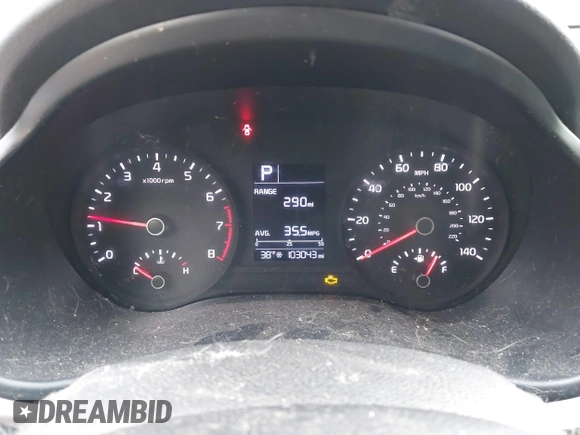 2018 Kia Rio LX with VIN 3KPA25AB8JE092172, listed as a IAAI auction lot 41865113 with 103,043 mi miles and . Bid and sale history available at DreamBid. Image 7.