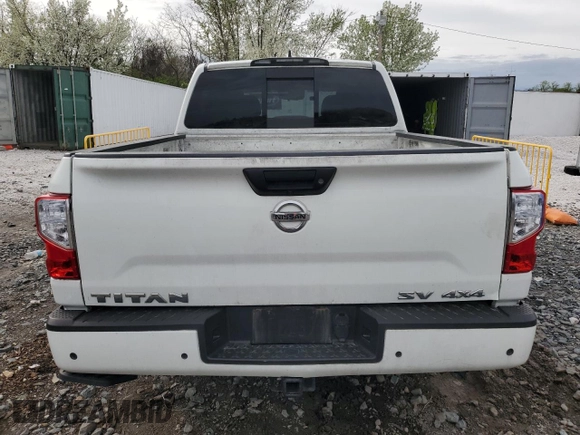 2022 Nissan Titan S with VIN 1N6AA1EC1NN107530, listed as a Copart auction lot 52035905 with 44,873 mi miles and Salvage title. Bid and sale history available at DreamBid. Image 6.