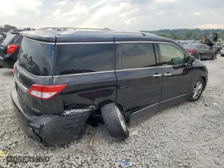 2015 Nissan Quest SV with VIN JN8AE2KP4F9126754, listed as a Copart auction lot 69391534 with 109,082 mi miles and Salvage Title. Bid and sale history available at carsss.com. Image 3.
