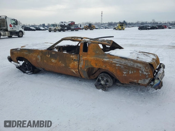 1974 Chevrolet Monte Carlo z VIN 1H57H41668366, wystawiony jako Copart lot #43257785 z przebiegiem Nie podano mil oraz Tytuł czysty. Historia ofert i sprzedaży dostępna na DreamBid. Obrazek 2.