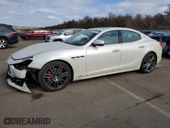 2018 Maserati Ghibli S Q4 GranLusso with VIN ZAM57YTL5J1280401, listed as a Copart auction lot 43784454 with 42,057 mi miles. Bid and sale history available at carsss.com. Image 1.