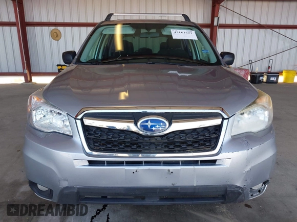 2015 Subaru Forester 2.5i with VIN JF2SJAAC2FG485649, listed as a IAAI auction lot 42161621 with 153,077 mi miles. Bid and sale history available at carsss.com. Image 12.