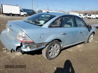 2008 Ford Taurus Limited with VIN 1FAHP25W48G127110, listed as a Copart auction lot 46394355 with 0 mi miles and Clean Title. Bid and sale history available at carsss.com. Image 3.