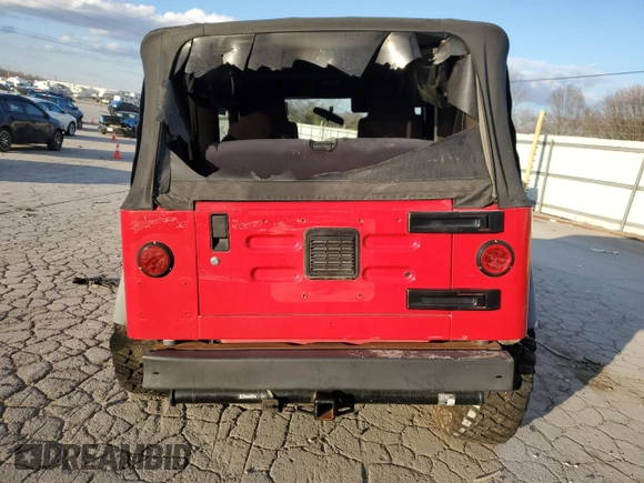 2006 Jeep Wrangler SE with VIN 1J4FA29136P756544, listed as a Copart auction lot 89125545 with 124,066 mi miles and Salvage Title. Bid and sale history available at carsss.com. Image 6.