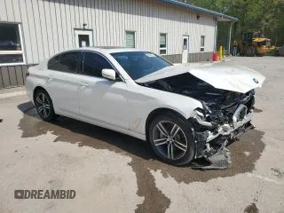 2021 BMW 5 Series 530i xDrive with VIN WBA13BJ04MWX11514, listed as a Copart auction lot 54208715 with Not Provided miles and Clean Title. Bid and sale history available at carsss.com. Image 4.