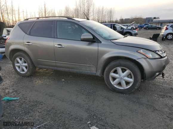 2004 Nissan Murano SL with VIN JN8AZ08W34W338969, listed as a Copart auction lot 84219634 with 0 mi miles and Salvage Title. Bid and sale history available at carsss.com. Image 4.