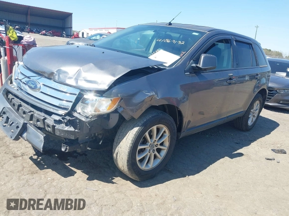 2010 Ford Edge SEL with VIN 2FMDK3JC0ABA36885, listed as a IAAI auction lot 41869192 with 187,549 mi miles. Bid and sale history available at carsss.com. Image 2.