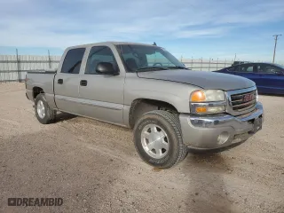 2006 GMC Sierra 1500 SLT with VIN 2GTEK13Z161270836, listed as a Copart auction lot 82603384 with 0 mi miles and Salvage Title. Bid and sale history available at carsss.com. Image 4.