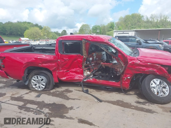2024 Nissan Frontier SV with VIN 1N6ED1EKXRN601679, listed as a IAAI auction lot 42144247 with 13,486 mi miles and . Bid and sale history available at DreamBid. Image 13.
