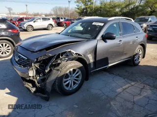2009 Infiniti FX35 with VIN JNRAS18W09M154856, listed as a Copart auction lot 83664214 with 229,583 mi miles and Salvage Title. Bid and sale history available at carsss.com. Image 1.