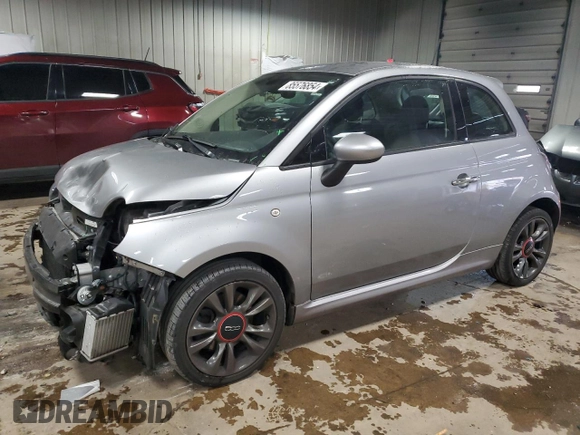 2018 FIAT 500 Pop with VIN 3C3CFFKH2JT528715, listed as a Copart auction lot 85576854 with 26,687 mi miles and Salvage Title. Bid and sale history available at carsss.com. Image 1.