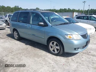 2003 Mazda MPV LX z VIN JM3LW28JX30352003, wystawiony jako IAAI lot #42276207 z przebiegiem 250 602 mil mil oraz . Historia ofert i sprzedaży dostępna na DreamBid. Obrazek 1.