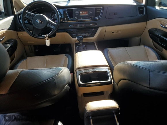 2015 Kia Sedona EX with VIN KNDMC5C16F6020916, listed as a Copart auction lot 49264995 with 133,164 mi miles and Salvage Title. Bid and sale history available at carsss.com. Image 8.