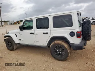 2018 Jeep Wrangler Unlimited Sahara with VIN 1C4HJXEG6JW294419, listed as a Copart auction lot 64219385 with Not provided miles and Salvage title. Bid and sale history available at DreamBid. Image 2.