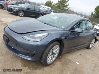 2022 Tesla Model 3 Long Range with VIN 5YJ3E1EB3NF320646, listed as a IAAI auction lot 41889004 with 34,295 mi miles. Bid and sale history available at carsss.com. Image 17.