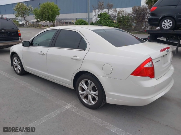 2012 Ford Fusion SE with VIN 3FAHP0HA1CR213951, listed as a IAAI auction lot 42046104 with 163,511 mi miles. Bid and sale history available at carsss.com. Image 3.