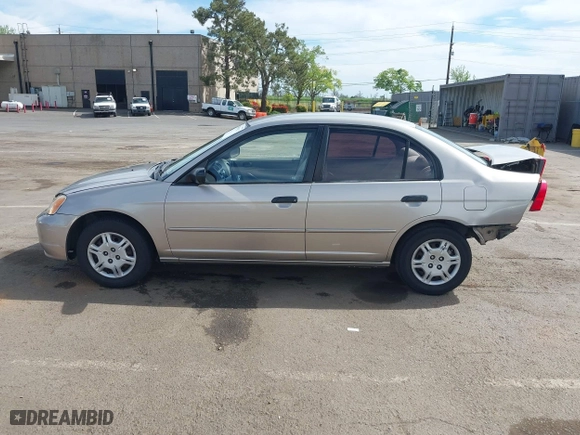 2001 Honda Civic LX with VIN 2HGES16511H554168, listed as a IAAI auction lot 42009621 with 163,801 mi miles. Bid and sale history available at carsss.com. Image 15.