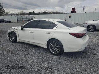 2022 Infiniti Q50 Luxe with VIN JN1EV7BR7NM340678, listed as a Copart auction lot 53838185 with 36,834 mi miles and Salvage title. Bid and sale history available at DreamBid. Image 2.