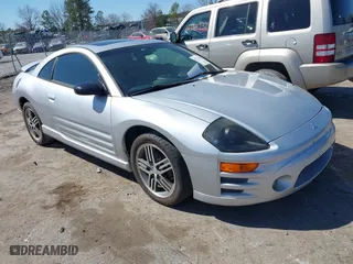 2003 Mitsubishi Eclipse GTS with VIN 4A3AC74H03E057937, listed as a IAAI auction lot 41772505 with 89,823 mi miles. Bid and sale history available at carsss.com. Image 1.