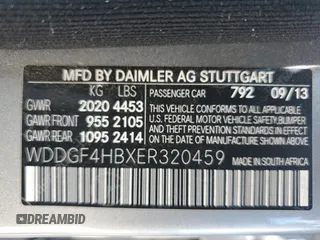 2014 Mercedes-Benz C 250 Sport with VIN WDDGF4HBXER320459, listed as a Copart auction lot 60655285 with 125,954 mi miles and Clean title. Bid and sale history available at DreamBid. Image 12.