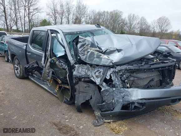 2019 Chevrolet Silverado 1500 RST with VIN 1GCUYEED1KZ207577, listed as a IAAI auction lot 41930499 with 1 mi miles. Bid and sale history available at carsss.com. Image 1.