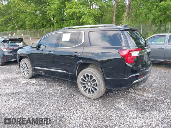 2022 GMC Acadia Denali with VIN 1GKKNXLSXNZ175038, listed as a IAAI auction lot 42463525 with 28,875 mi miles and . Bid and sale history available at DreamBid. Image 3.
