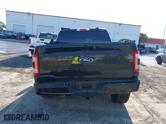 2021 Ford F-150 XL with VIN 1FTFW1E17MFC21307, listed as a IAAI auction lot 41875224 with 116,911 mi miles. Bid and sale history available at carsss.com. Image 16.