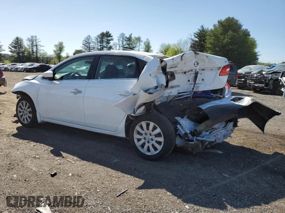 2017 Nissan Sentra SV with VIN 3N1AB7AP8HY409449, listed as a Copart auction lot 54801505 with 88,054 mi miles and Salvage title. Bid and sale history available at DreamBid. Image 2.