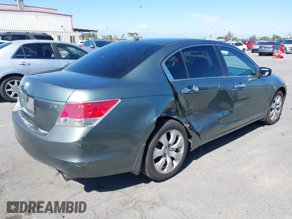 2010 Honda Accord EX-L with VIN 1HGCP3F80AA003906, listed as a IAAI auction lot 42088074 with 109,575 mi miles and . Bid and sale history available at DreamBid. Image 4.